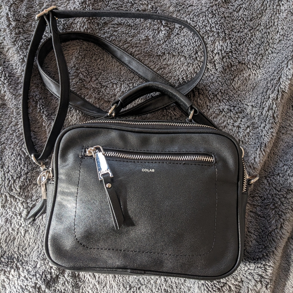 Black Camera bag crossbody purse